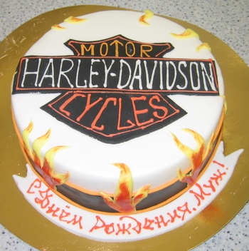 Торт Harley-Davidson